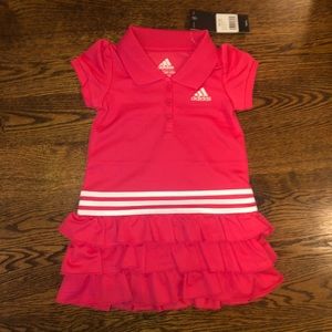 Adidas Baby Girls Sport Active Polo Dress 12m NWT